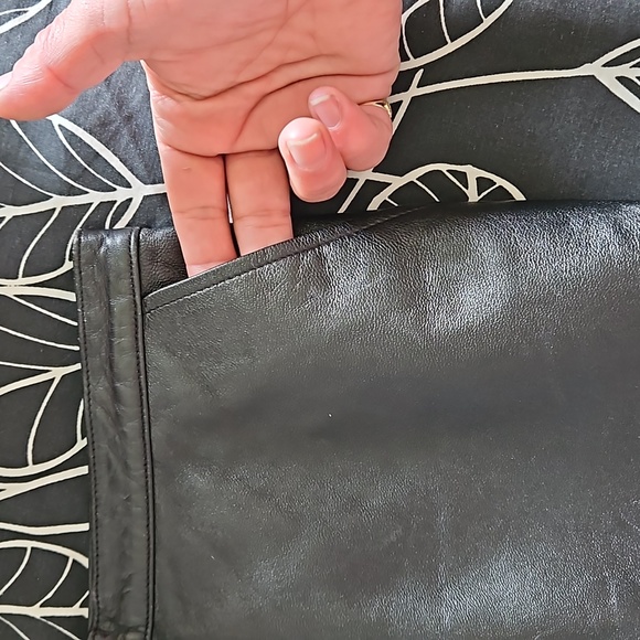 BNWOT Jim & MaryLou Leather Pencil skirt - Picture 5 of 9